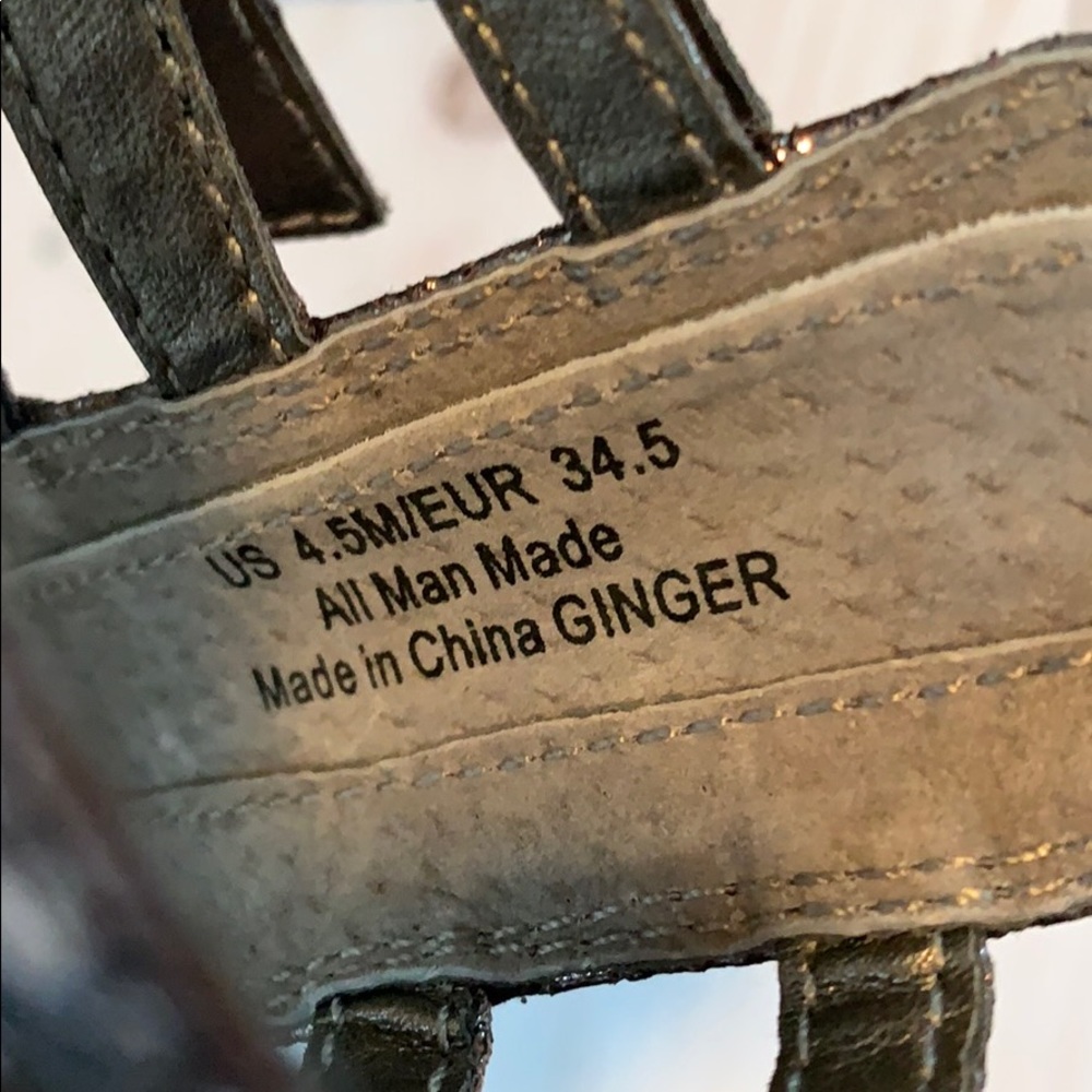 Sam Edelman NEW pewter ginger gladiator sandals - Picture 7 of 8